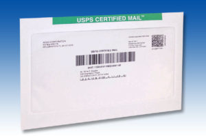 USPS Certified Mail
