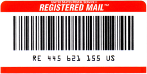 USPS Registered Mail