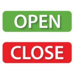 open or close