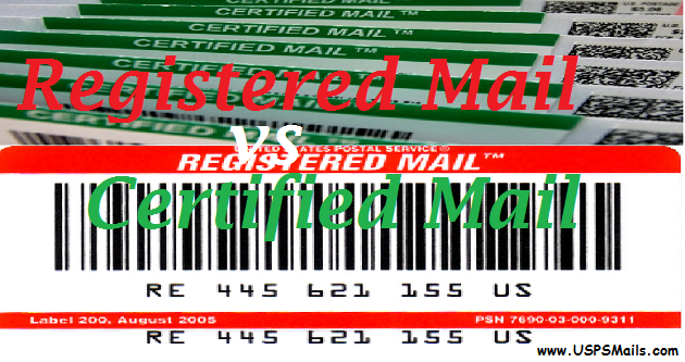 Registered Mail vs Certified Mail