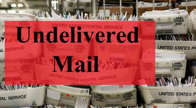 usps undelivered mail