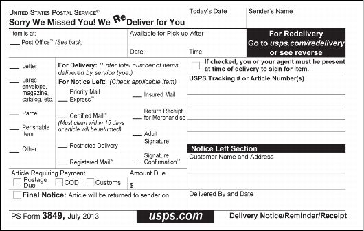 usps scheduler