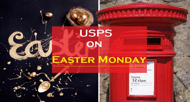 Easter monday mail delivery